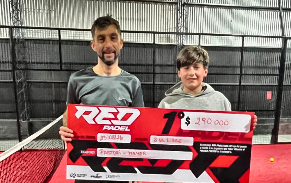 Fin de semana a puro padel en Tornquist: La dula Pastori - Mayer se quedo con el torneo de 8va libre