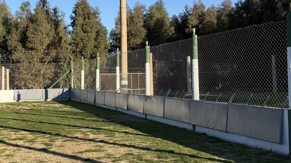El Club Unión concretó la colocación de protecciones en su estadio