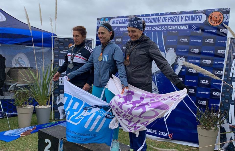 Micaela Costas logro tres podios en el Campeonato Nacional Master 2026
