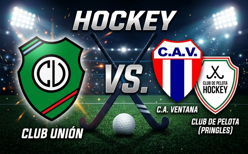 Hockey: El Club Union se midio como local ante la fusion Atletico Ventana - Club de Pelota