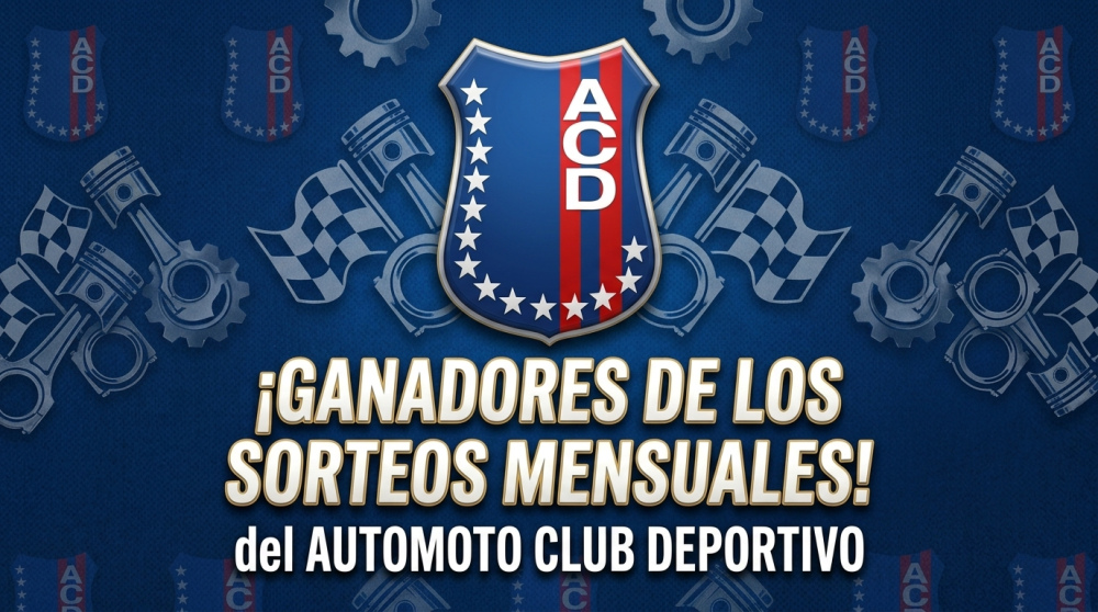 Ganadores de los sorteos mensuales del Automoto Club Deportivo