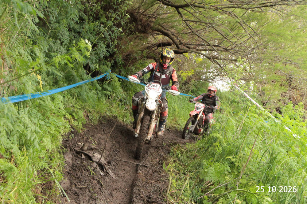 Sierra de la Ventana vivió una prueba épica de Enduro marcada por la lluvia y el barro (Incluye fotos)