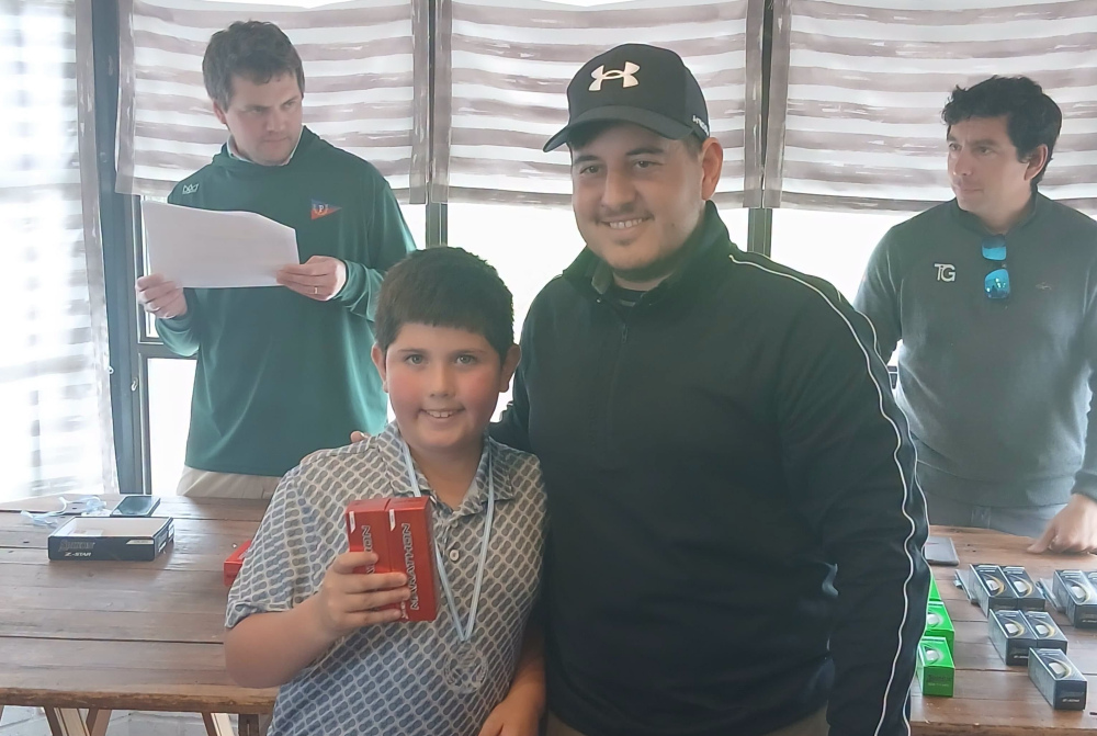 Tobias Garcia se quedo con el primer puesto en Palihue Golf Club