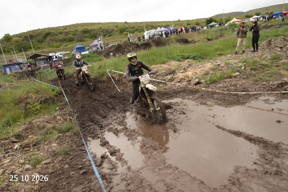 Sierra de la Ventana vivió una prueba épica de Enduro marcada por la lluvia y el barro (Incluye fotos)