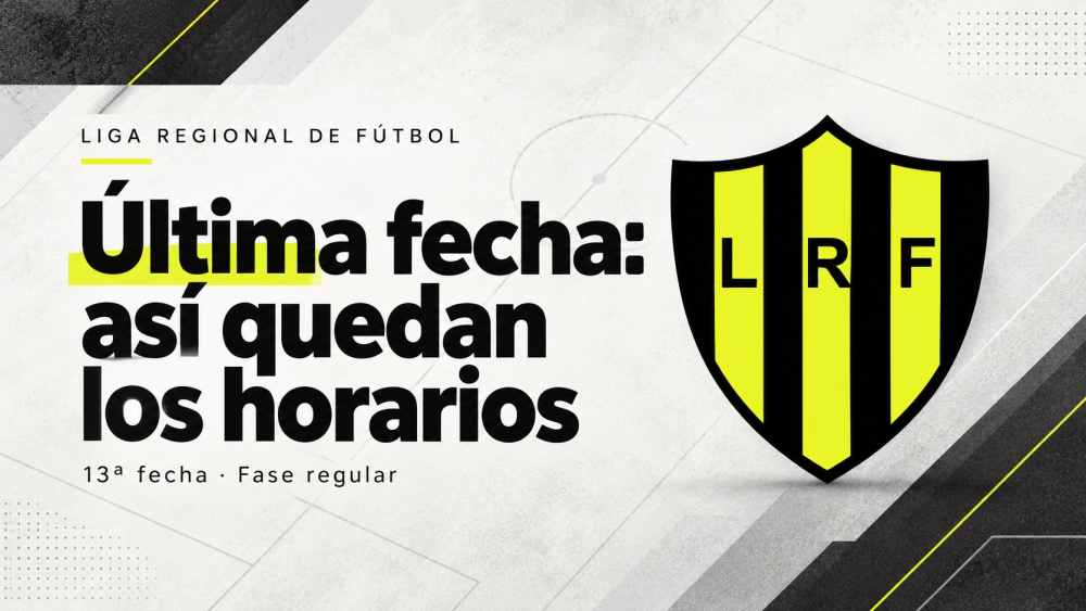 LRF: Así quedó la grilla con los horarios para el domingo