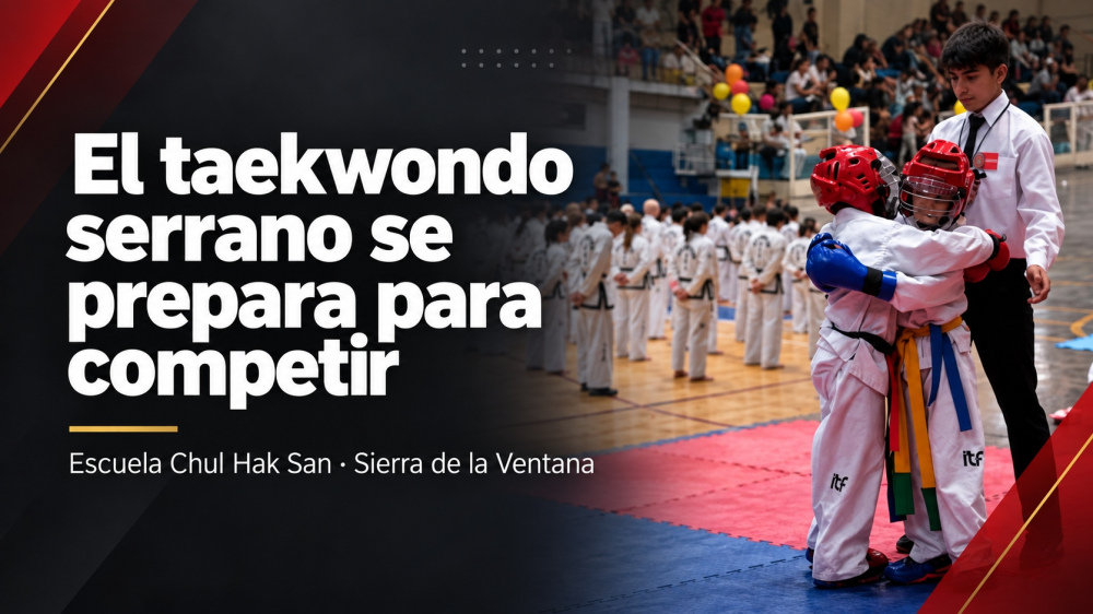 Taekwondistas de Sierra de la Ventana se preparan para un nuevo desafío