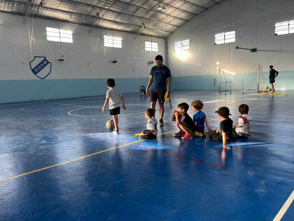 Comenzaron las actividades en la escuelita de futbol del Club General San Martin de Chasico
