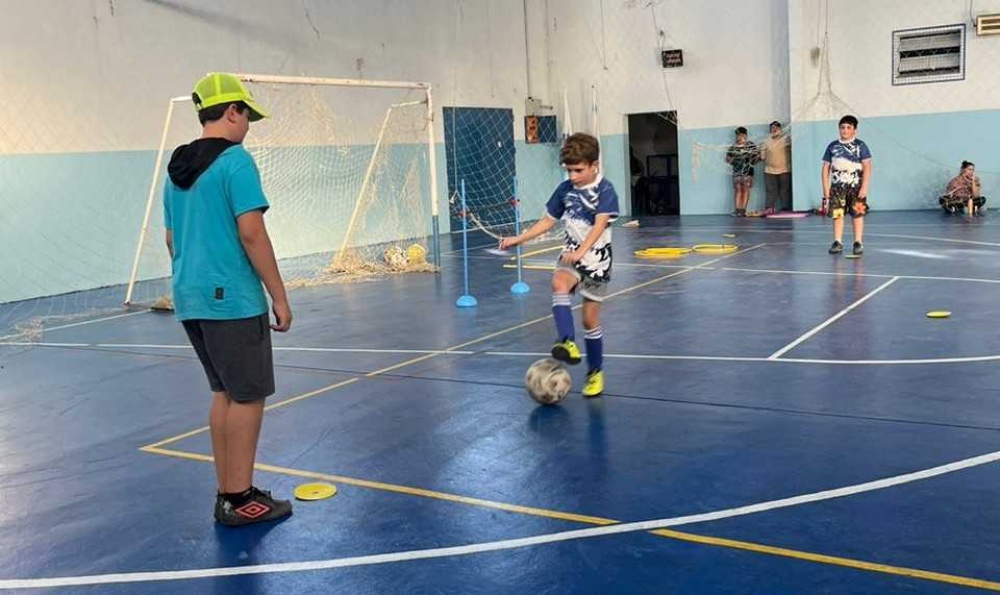 Comenzaron las actividades en la escuelita de futbol del Club General San Martin de Chasico