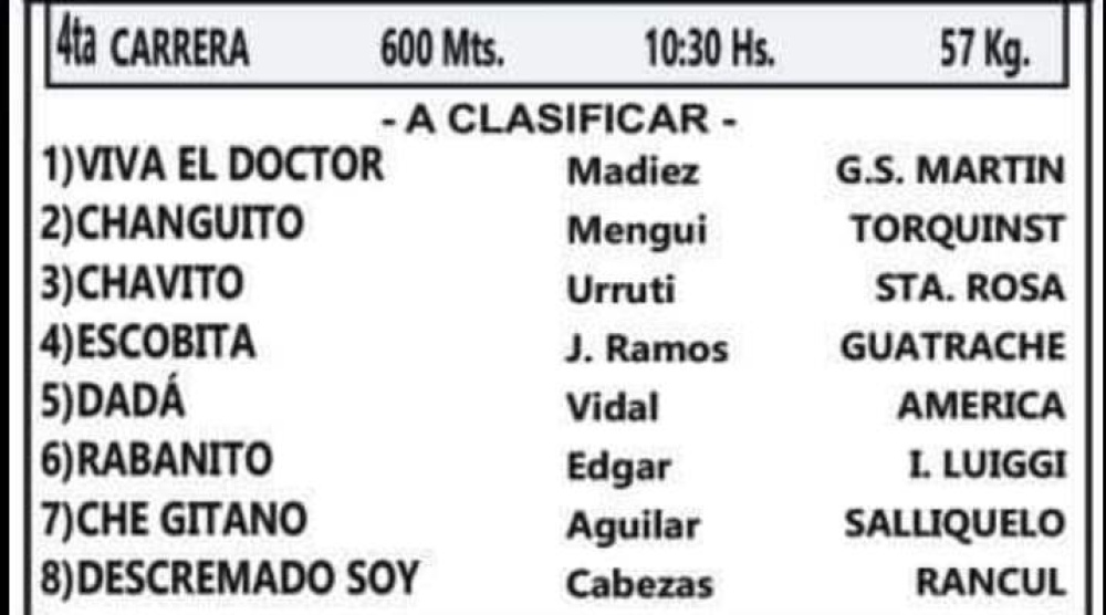 Tres caballos, al cuidado de Narciso Mengui, competirán este domingo en Doblas