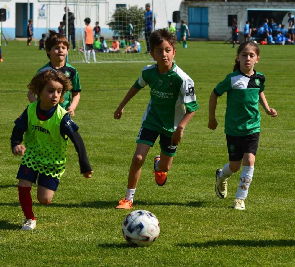 Semillero Verde participó de un encuentro de escuelitas de fútbol desarrollado en el Club Tiro Federal de Puan