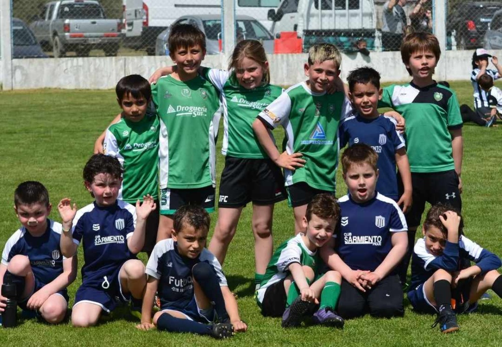 Semillero Verde participó de un encuentro de escuelitas de fútbol desarrollado en el Club Tiro Federal de Puan