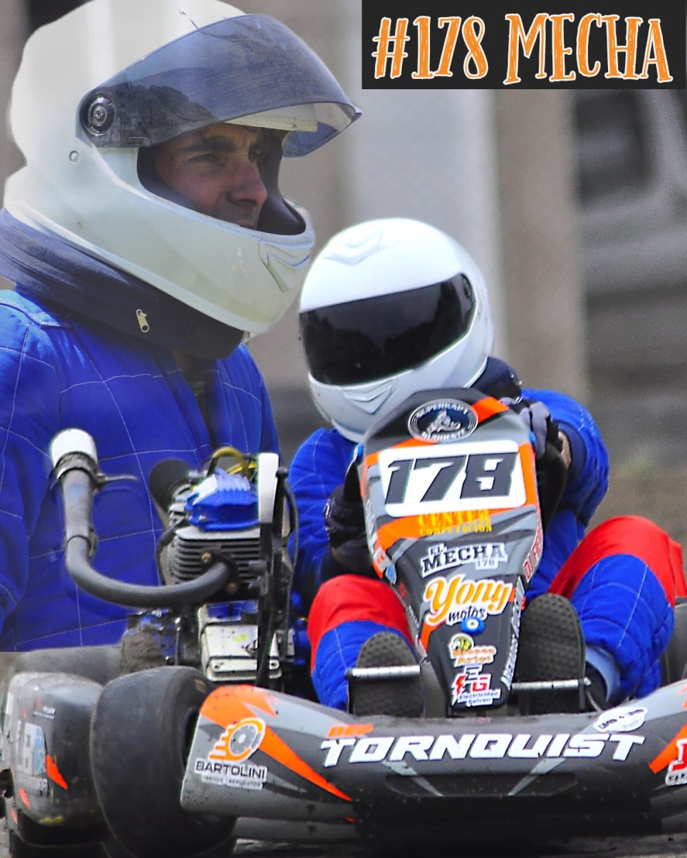 Diego ”Mecha” Moriames cerro el año con el puesto Nº 13 en el Superkart del Sudoeste