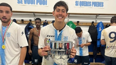 Tres a&ntilde;os en Italia y ya es campe&oacute;n: &ldquo;Es una locura hermosa&rdquo;, dice el tornquistense Emilio Sgammini