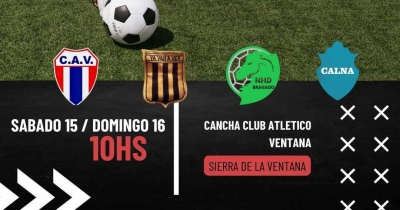Este fin de semana el Club Atl&eacute;tico Ventana se llena de f&uacute;tbol