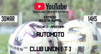 Ya est&aacute;n disponibles los tickets para ver Automoto - Uni&oacute;n de manera online