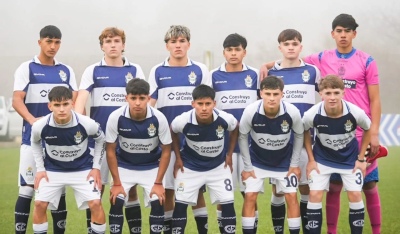Nuevo gol de Geronimo Kugler con la cuarta division de Gimnasia y Esgrima de La Plata