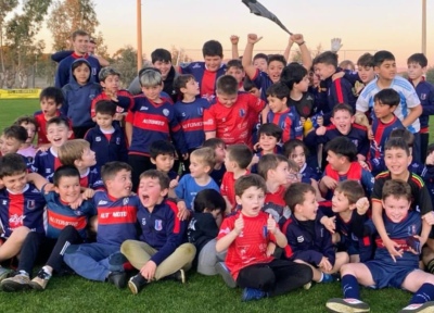 La Escuelita Azulgrana tuvo su festejo por el Dia de las Infancias