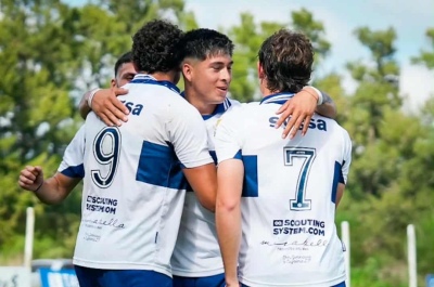Inferiores de AFA: Gol de Ian Borches en el triunfo de la s&eacute;ptima divisi&oacute;n de Gimnasia y Esgrima de La Plata