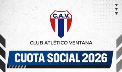 Club Atl&eacute;tico Ventana actualiza su cuota social para 2026