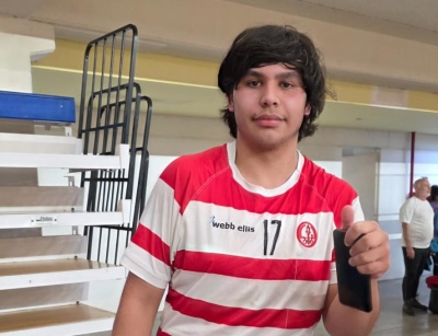 Lautaro Mart&iacute;n tuvo una destacada actuaci&oacute;n en el Nacional de Clubes de Handball