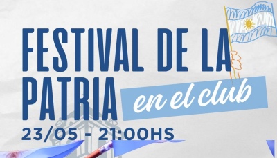 El Club Atl&eacute;tico Ventana celebrar&aacute; la fecha patria con una noche de m&uacute;sica y danza