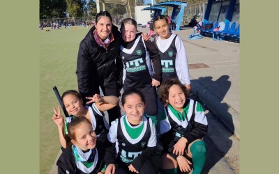 Las formativas de hockey de Club Uni&oacute;n participaron de un encuentro regional en Pig&uuml;&eacute;