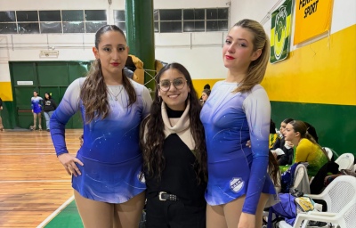 Patinadoras del Club General San Martin de Chasico compitieron en Pedro Luro