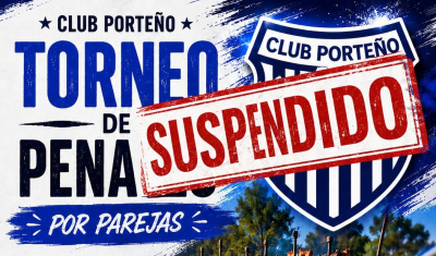 Debido a las condiciones clim&aacute;ticas fue suspendido el torneo de penales en el Club Porte&ntilde;o de Saldungaray