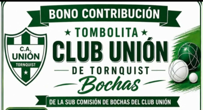 El Club Uni&oacute;n lanz&oacute; una tombolita para recaudar fondos para la Subcomisi&oacute;n de Bochas