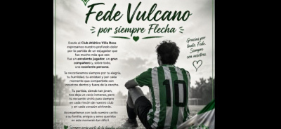 Liga Dorreguense: Hoy se realizar&aacute; un minuto de silencio en todas las canchas por el fallecimiento de Federico Vulcano