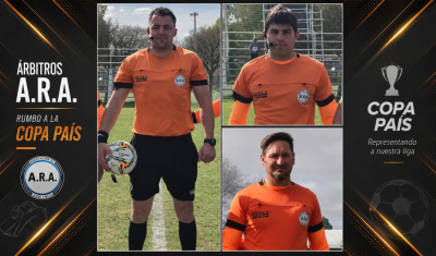 F&uacute;tbol: Una terna arbitral de la ARA dirigir&aacute; por la Copa Pa&iacute;s