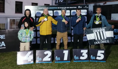Pablo Mayer logro el primer puesto de su categoria en el Hombre de Piedra de Tandil