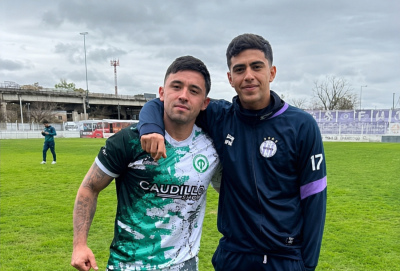 Paul Rondan y Emanuel Abregu compartieron cancha en un partido amistoso