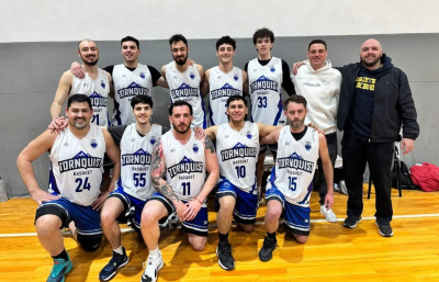 Tornquist B&aacute;squet pis&oacute; fuerte, se adue&ntilde;&oacute; de la cima y sigue en racha en la Liga Amateur de Bah&iacute;a Blanca