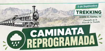 La caminata sobre el Ramal 111 fue reprogramada para el s&aacute;bado 12 de septiembre