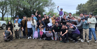 Turf: Saldungaray de festejo con el triunfo de "Te So&ntilde;&eacute;" en el Gran Cl&aacute;sico Turf Regional de Macach&iacute;n