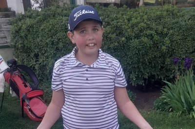 Tobias Garcia conquisto el primer puesto en el Palihue Golf Club de Bahia Blanca