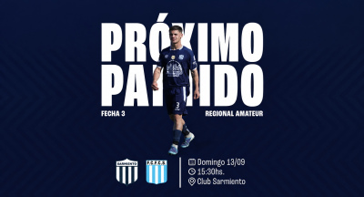F&uacute;tbol: Club Sarmiento recibe a Ferro de Olavarr&iacute;a por el Federal Amateur
