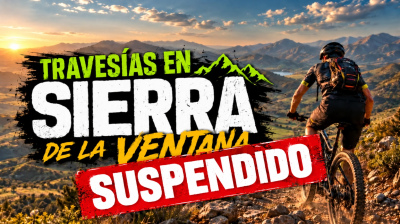 Suspenden las traves&iacute;as de este fin de semana en Sierra de la Ventana