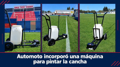 Automoto incorpor&oacute; una nueva herramienta para su cancha principal