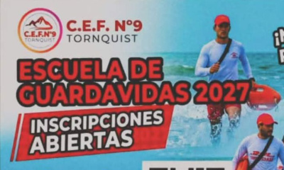 Se abre la inscripci&oacute;n para la Escuela de Guardavidas 2027 en Tornquist &nbsp;