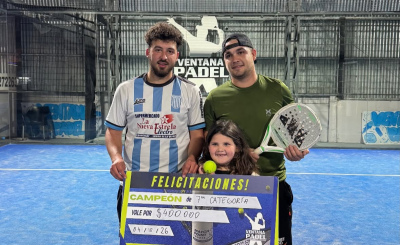 Ventana P&aacute;del cerr&oacute; con &eacute;xito su cuarto Torneo Puntuable de 7&ordf; Categor&iacute;a