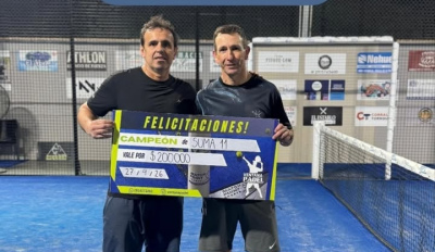 Echenique y Gallastegui se consagraron campeones del Torneo Suma 11 de Ventana P&aacute;del