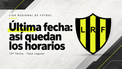 LRF: As&iacute; qued&oacute; la grilla con los horarios para el domingo