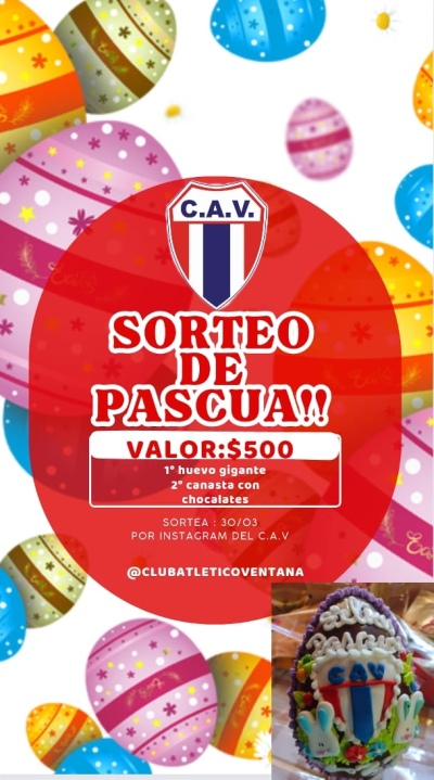 Sorteo de pascuas del Club Atl&eacute;tico Ventana