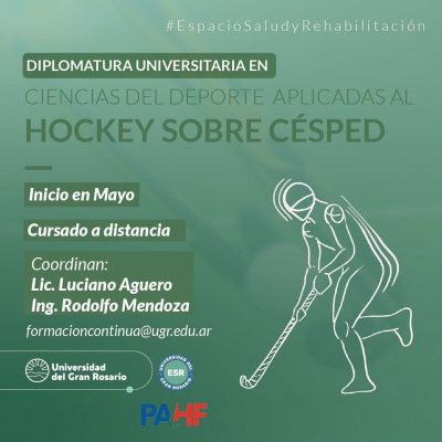 Diplomatura universitaria en ciencias del deporte aplicadas al hockey sobre c&eacute;sped