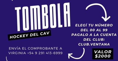 Surgieron los ganadores de la t&oacute;mbola del hockey del Club Atl&eacute;tico Ventana