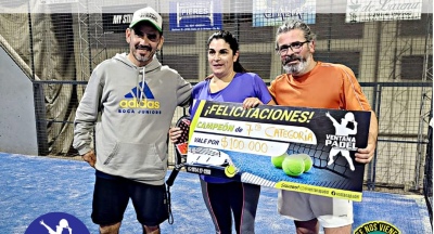 Licina Reyes y Dami&aacute;n Reyes se consagraron campeones en un nuevo torneo de Ventana Padel
