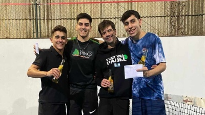 Se realizo el tercer torneo de quinta categor&iacute;a en el complejo Los Sauces Padel