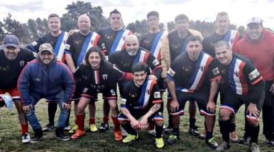 Futbol: El +40 de Atl&eacute;tico Ventana visito a LN Alem de Coronel Pringles